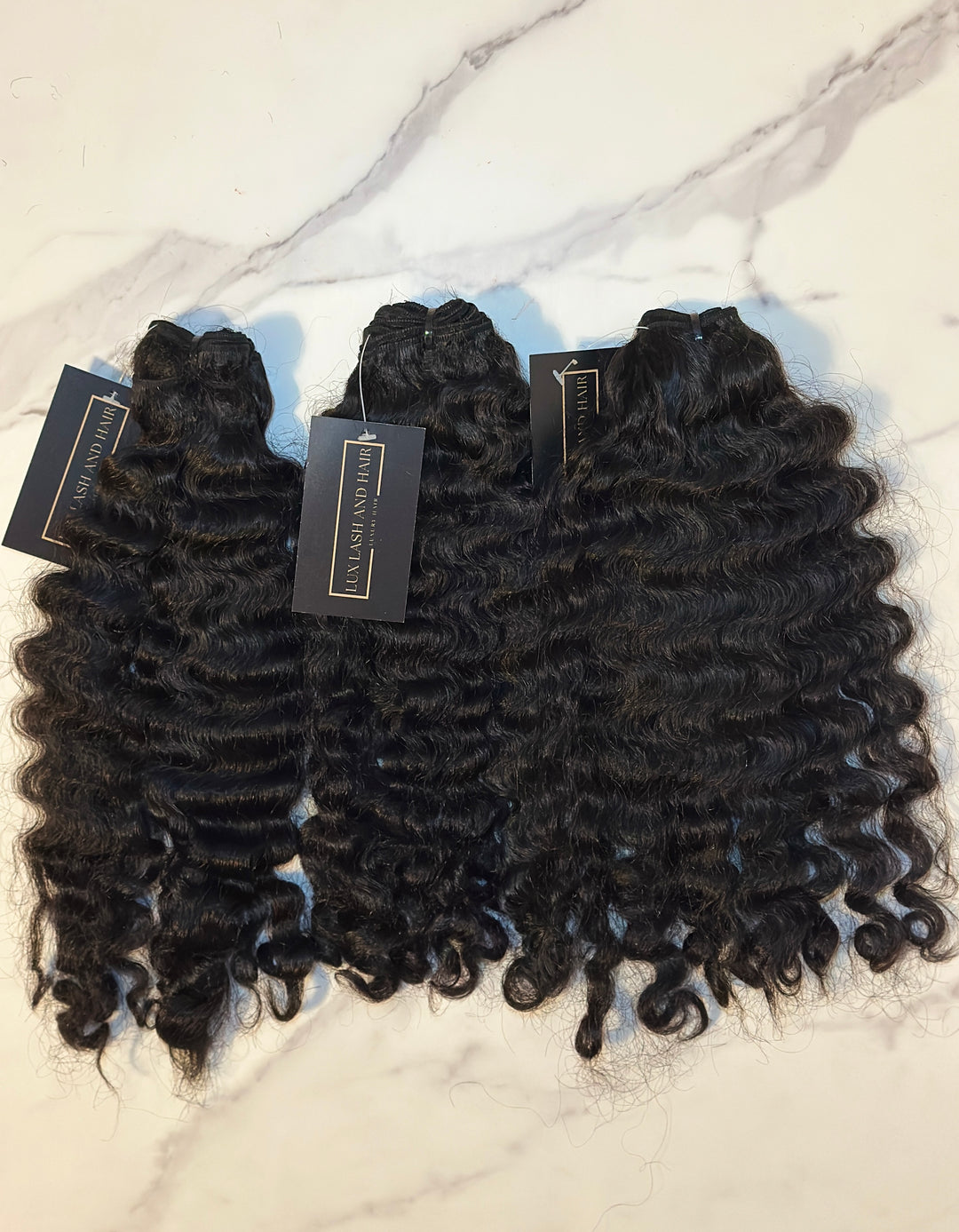 Raw Burmese Curly 3 bundles Deal (on Hand) - Lux Lash and Hair