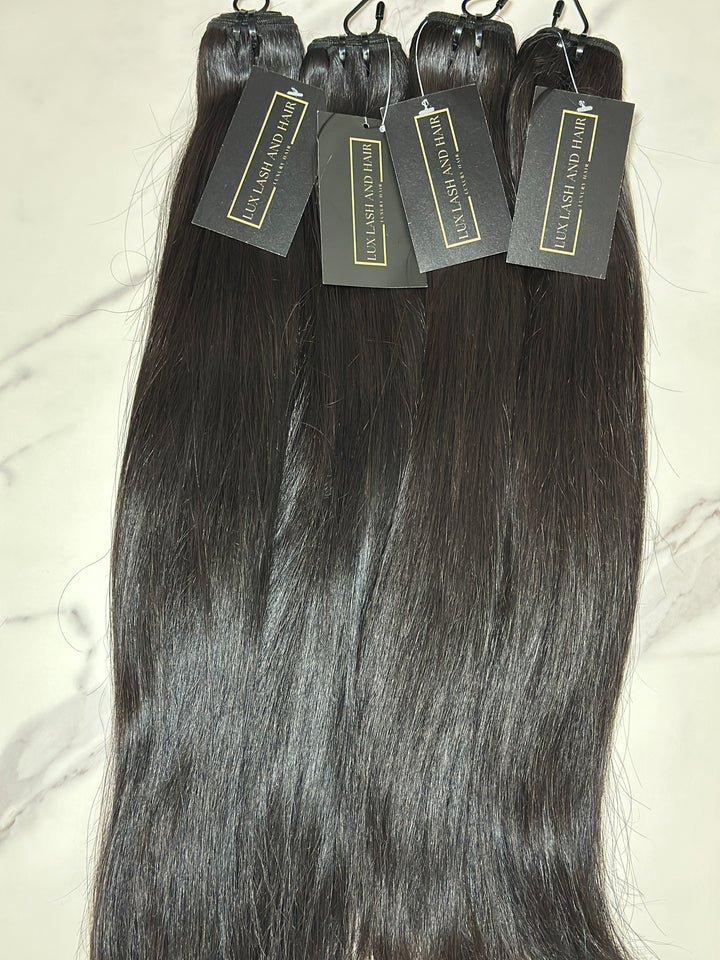 Raw Dubai Straight 4 bundles Deal (on Hand) - Lux Lash and Hair