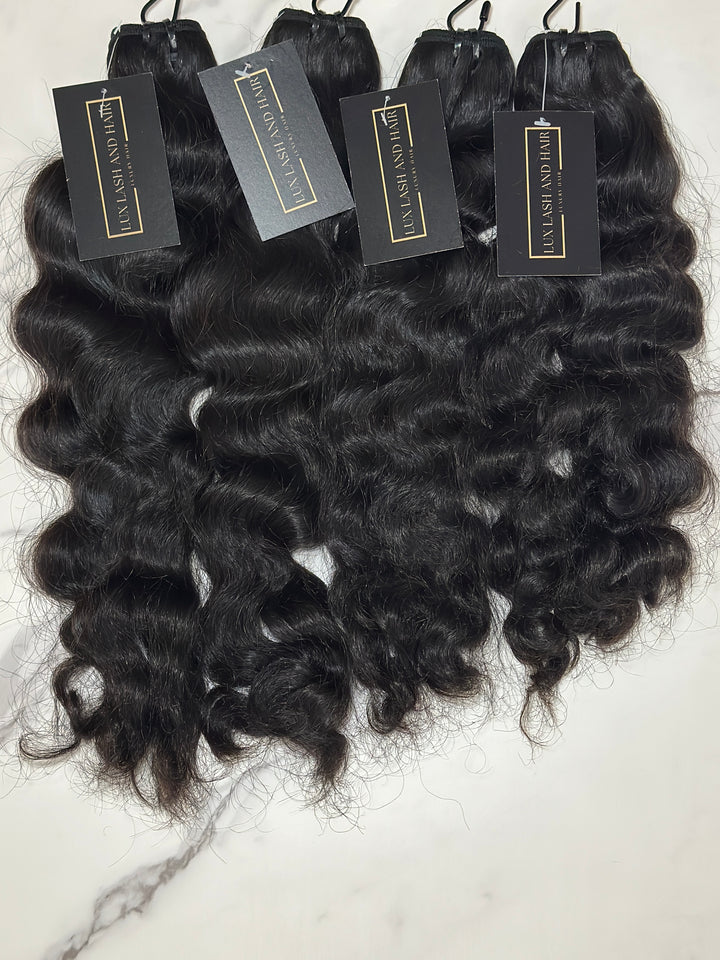 Raw Deep Wave 4 bundles Deal (On Hand) - Lux Lash and Hair